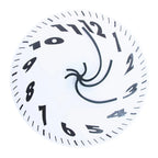 Fluido | Melting Distorted Wall Clock Silent Surrealist Statement Timepiece