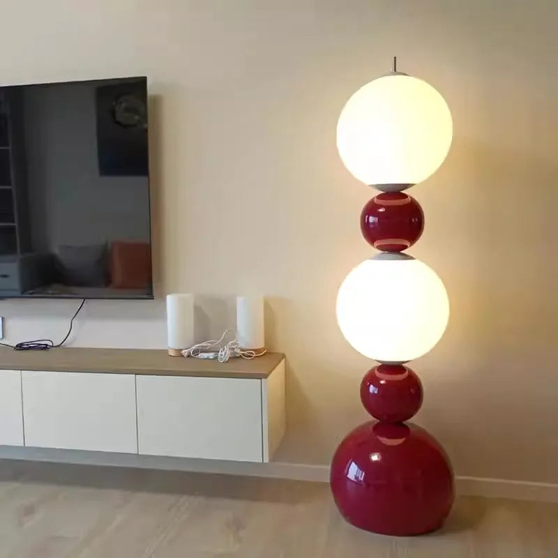 Zucca | Gourd Form LED Floor Lamp Sculptural Corner Light for Living Room