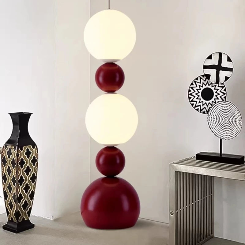 Zucca | Gourd Form LED Floor Lamp Sculptural Corner Light for Living Room