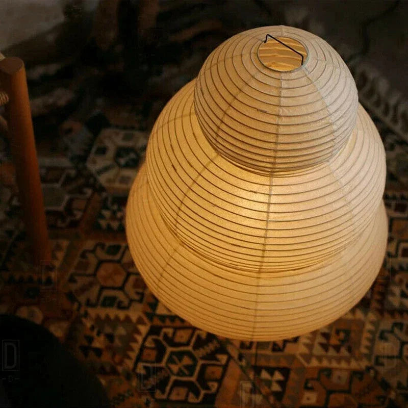 Washi | Rice Paper Table Lamp Japanese Style Diffused Desk Light for Study and Dining