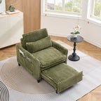 Riposo | Small Sofa Bed Lazy Futon Couch with Pillow for Apartments and Balconies
