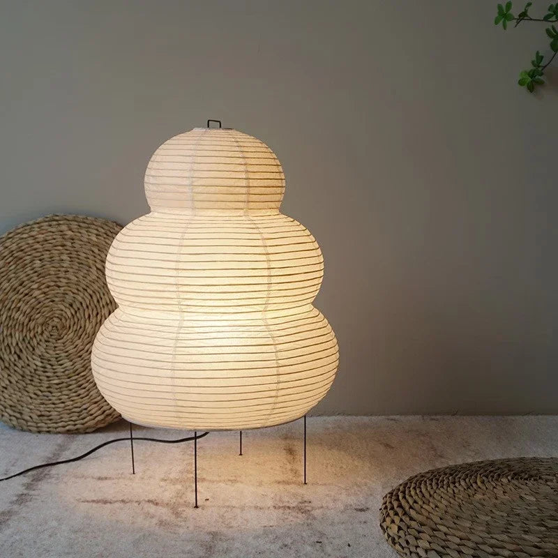Washi | Rice Paper Table Lamp Japanese Style Diffused Desk Light for Study and Dining