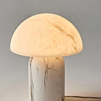 Marmo | Marble Pattern Resin Mushroom Table Lamp with E14 Base for Bedroom