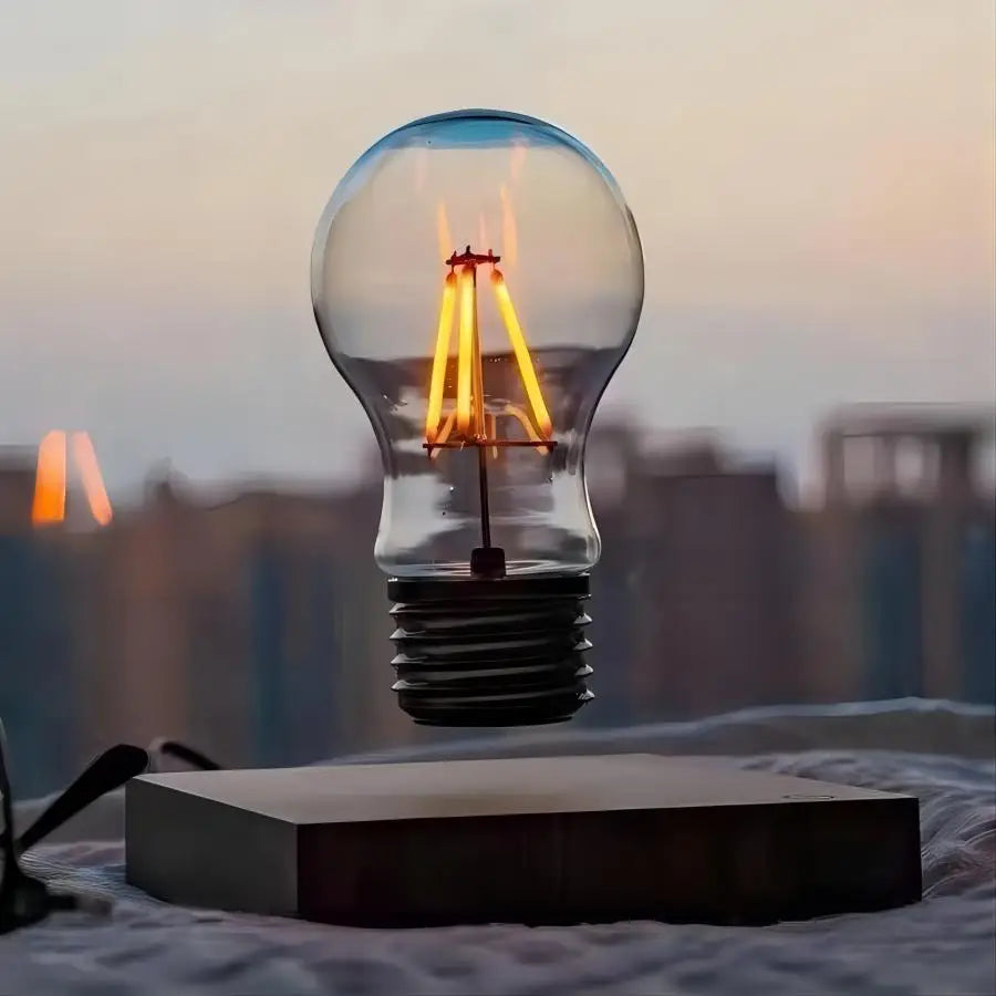 Volo | Magnetic Levitation Floating LED Bulb Lamp Desk Centerpiece and Gift