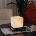 Corso | Marble and Iron LED Table Lamp Sculptural Desk Light for Living Room and Study