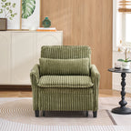 Riposo | Small Sofa Bed Lazy Futon Couch with Pillow for Apartments and Balconies