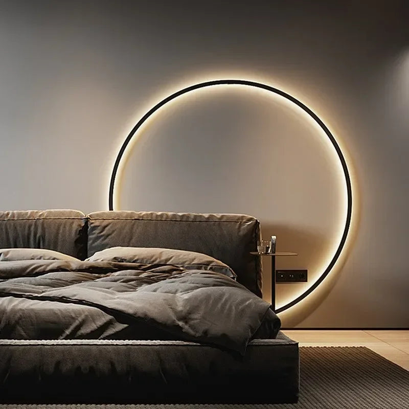 Anello | Round Ring LED Wall Sconce USB Powered Bedside Wall Light