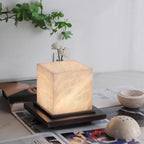 Corso | Marble and Iron LED Table Lamp Sculptural Desk Light for Living Room and Study