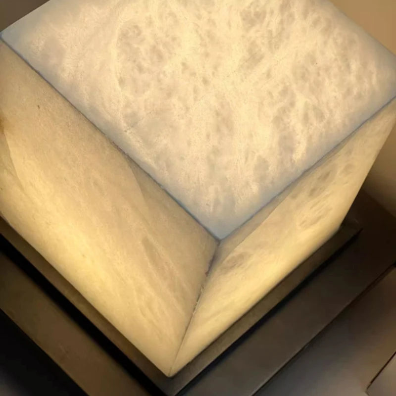 Corso | Marble and Iron LED Table Lamp Sculptural Desk Light for Living Room and Study