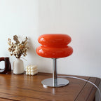 Macaron | Trichromatic Dimming Glass Table Lamp Eye Friendly Bedside Night Light