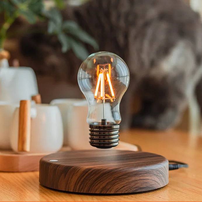 Volo | Magnetic Levitation Floating LED Bulb Lamp Desk Centerpiece and Gift
