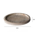 Fattoria | Rustic Wooden Serving Tray for Tea Snacks and Candle Display