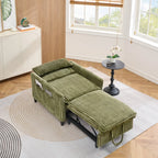 Riposo | Small Sofa Bed Lazy Futon Couch with Pillow for Apartments and Balconies
