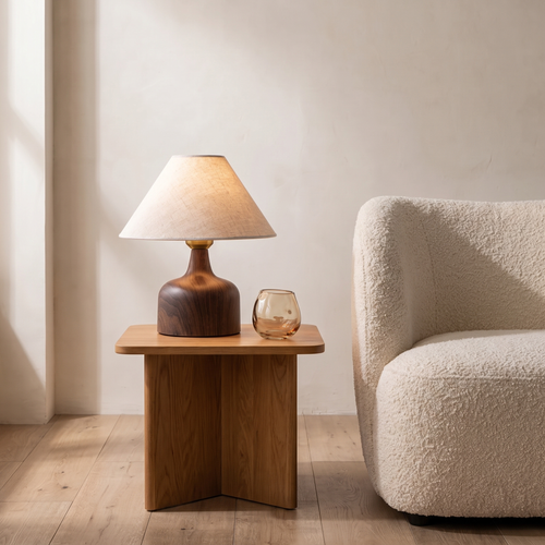 Betula Wood and Iron Table Lamp — lifestyle primary
