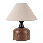 Betula Wood and Iron Table Lamp — white background hero