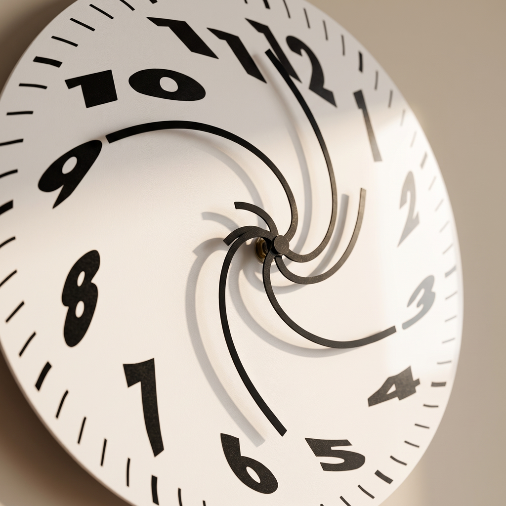 Fluido wall clock detail