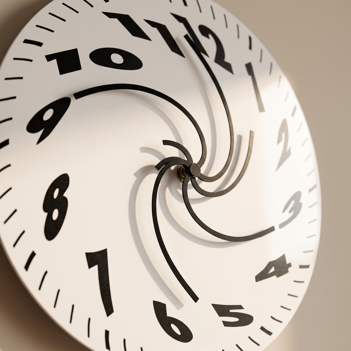 Fluido wall clock detail