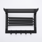 Aria Foldable Rotating Wall Mounted Towel Rack — white background hero