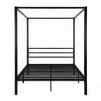 Baldacchino Four Poster Canopy Bed Frame — white background hero