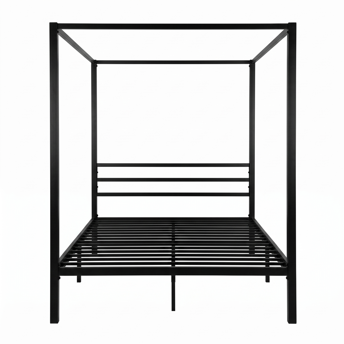 Baldacchino Four Poster Canopy Bed Frame — white background hero