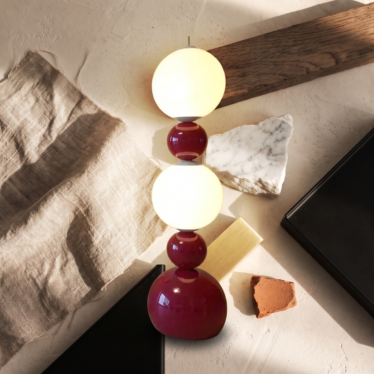 Zucca floor lamp detail