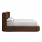 Nembo | Queen Cloud Platform Bed Frame All Foam Upholstered with Headboard